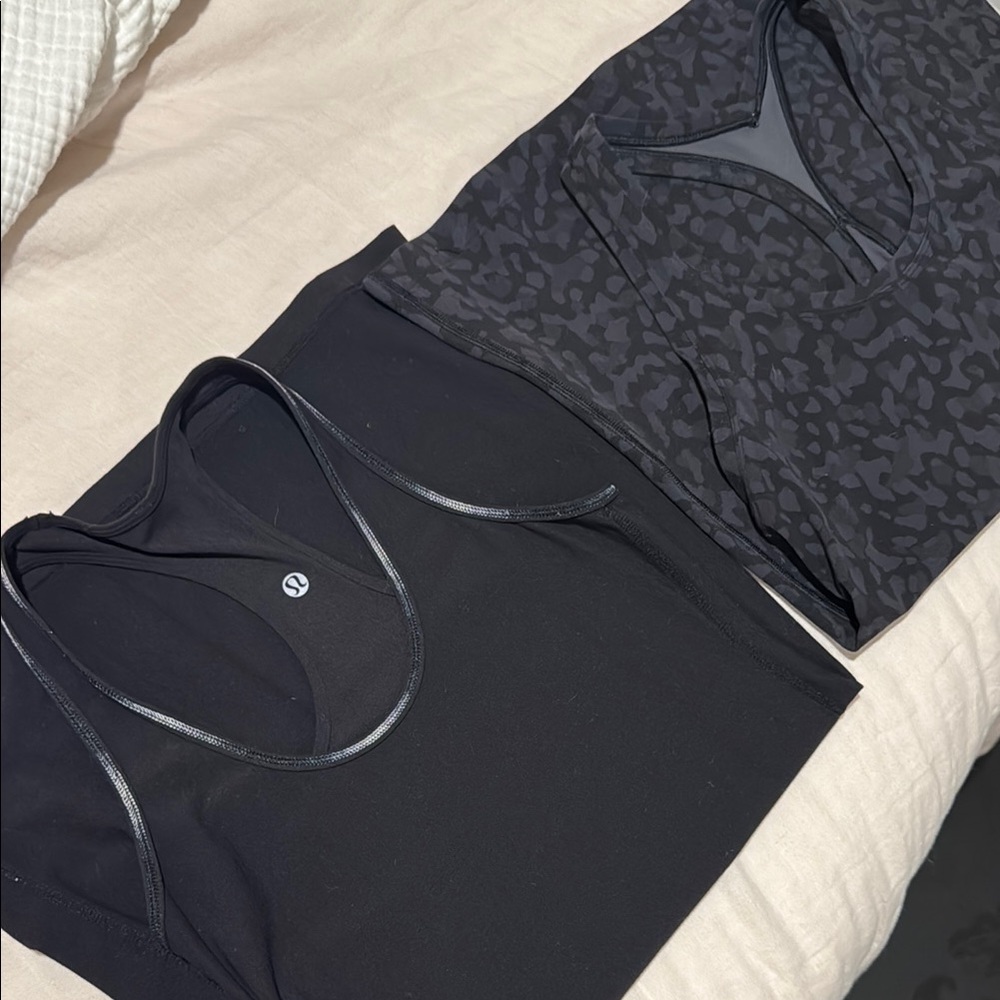 Set of two Lululemon nulu racerbacks